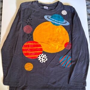 Hanna Andersson 150 / US 12 Planets Space Long Sleeve T-Shirt